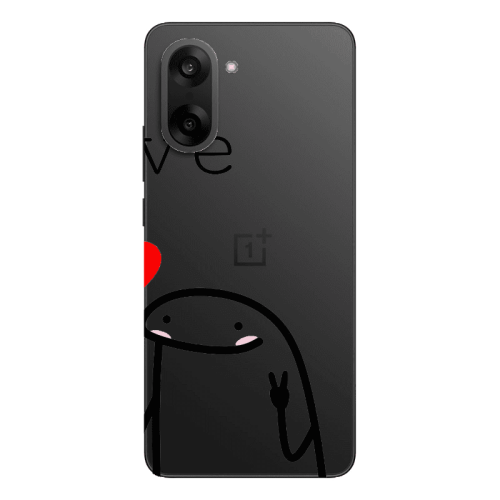 Oneplus Nord CE 5 Love 2 Transparent Silicone TPU Θήκη